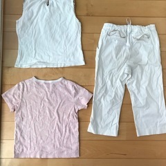 サイズ120セリーヌ　バーバリー　夏服上下セット　Burberryの画像