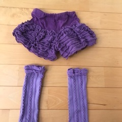 サイズ90 ANNA SUI mini ショートパンツとレッグウォーマーの画像
