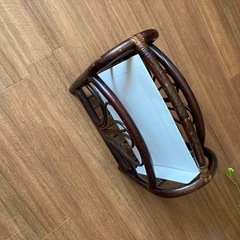 マガジンラック籐製の画像