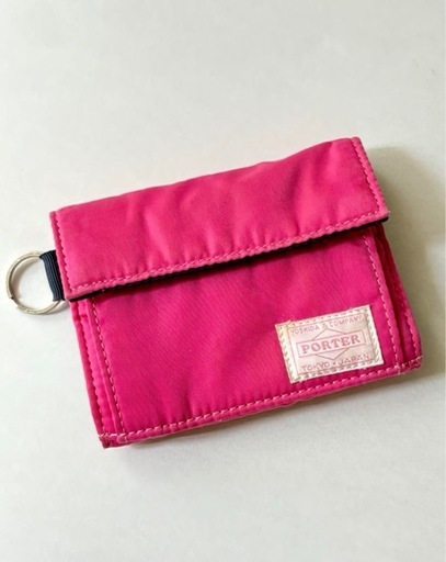 【激レア】PORTER ピンク 二つ折り財布