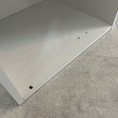 カラーボックス　2段 ホワイトの画像