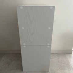 カラーボックス　2段 ホワイトの画像