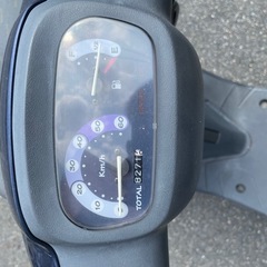 ジョグポシェ　カゴ付き原付バイクの画像