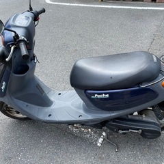 ジョグポシェ　カゴ付き原付バイクの画像