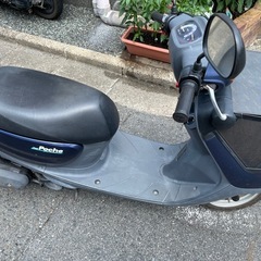 ジョグポシェ　カゴ付き原付バイクの画像