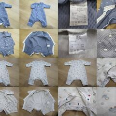 ベビー服　子供服　17着セット　カバーオール　ベスト　果物柄　コムサイズム　ワンピース　キャミソール　カットソーの画像