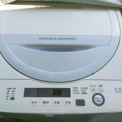 洗濯機 5.5kg　※屋外使用の画像