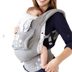 抱っこ紐　Ergobaby 　エルゴ  星柄 グレーの画像