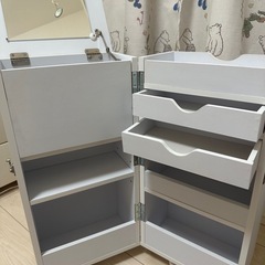  ワンボックス　収納 メイク収納 化粧台　の画像