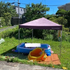 タープ　250　キャンプ用品　庭　屋根　の画像