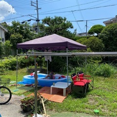 タープ　250　キャンプ用品　庭　屋根　の画像