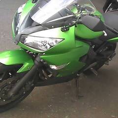 KAWASAKI ニンジャ400RA 緑 エンジン始動確認 自賠責保険で乗れます 半額配送キャンペーン 現状渡し諸経費￥0- 横浜 P-Yardの画像