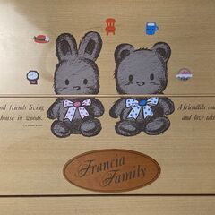 【中古/長期保管品】■子供用収納タンスA■状態良好■幅876mm×奥行440mm×高さ1800mm■の画像