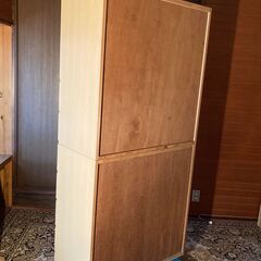【中古/長期保管品】■子供用収納タンスA■状態良好■幅876mm×奥行440mm×高さ1800mm■の画像
