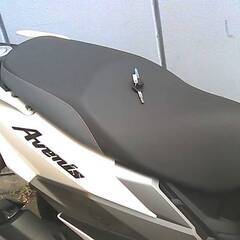 SUZUKI アヴェニス125 白 エンジン始動確認 自賠責保険で乗れます 半額配送キャンペーン 現状渡し諸経費￥0- 横浜 P-Yardの画像