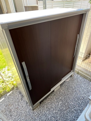 ヨドコウ物置　ヨドコウ物置：ESF-1507D(75×150×161)購入半年　