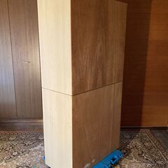 【中古/長期保管品】■子供用収納タンスB■幅880mm×奥行450mm×高さ1760mm■汚れ等アリ■の画像