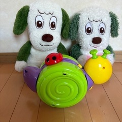 わんわんとおもちゃ
の画像