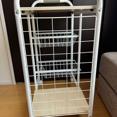キッチンワゴン　ラック　サイドワゴンの画像