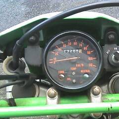 KAWASAKI KSR-2 緑 エンジン始動確認 自賠責保険で乗れます 半額配送キャンペーン 期間限定 現状渡し諸経費￥0- 横浜 P-Yard の画像