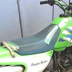 KAWASAKI KSR-2 緑 エンジン始動確認 自賠責保険で乗れます 半額配送キャンペーン 期間限定 現状渡し諸経費￥0- 横浜 P-Yard の画像