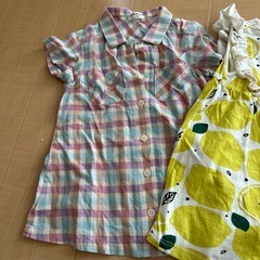 90cmサイズワンピース2枚の画像