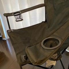 【美品】2脚セット!!Coleman(コールマン)アームチェア/折りたたみ/アウトドアチェア 左右ドリンクホルダー 収納ケース付き ホームクリーニング済みの画像