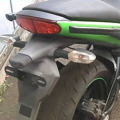 KAWASAKI ニンジャ650 黒/緑 エンジン始動確認 自賠責保険で乗れます 半額配送キャンペーン 現状渡し諸経費￥0- 横浜 P-Yardの画像