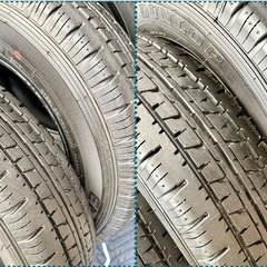145R13 6PR LT 中古タイヤ4本の画像