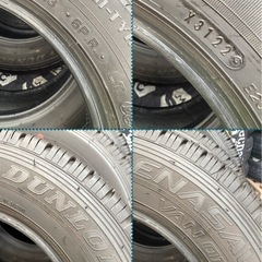 145R13 6PR LT 中古タイヤ4本の画像