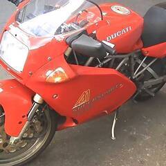 ドゥカティ 400SS 赤 エンジン始動確認 車検取得で乗れます 半額配送キャンペーン 期間限定 現状渡し諸経費￥0 横浜 P-Yardの画像