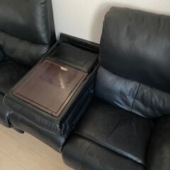 【直接引き取り限定】電動機能付きソファー　ニトリ購入商品　購入から10年ほど経過の画像