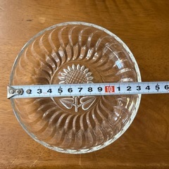 ひまわりのガラス皿　　　　の画像