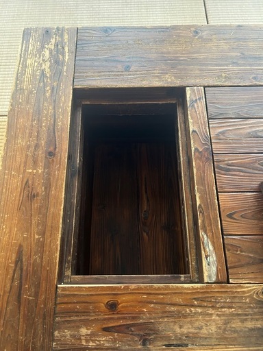 囲炉裏付き座卓灰付き (TanouchiNo) 桟橋通五丁目のテーブル《座