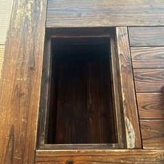囲炉裏付き座卓　灰付きの画像