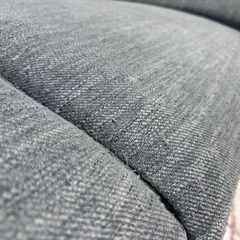 【1年程使用】ニトリ 布張りカウチソファ グレーの画像