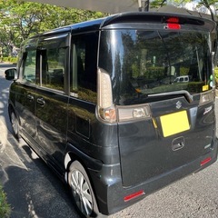 ●スペーシアカスタム●車検R7.11●スマートキー●黒●MK32 Sの画像