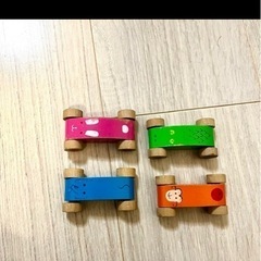 森のうんどう会　ころころ　木のおもちゃ　車　動物　赤ちゃん　知育玩具の画像