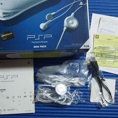 【譲渡先決定済】SONY PSP-1000 GIGA Pack、ゲーム4本の画像