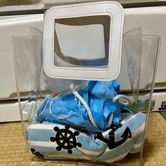 浮き輪　巻きタオルの画像