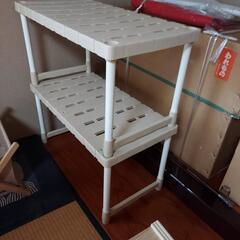 押し入れ収納棚2つの画像
