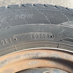 145/80R13タイヤ付鉄ホイール４本の画像