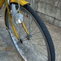 AFFICHE Jあさひ黄色自転車　26インチ　シングルの画像