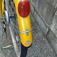 AFFICHE Jあさひ黄色自転車　26インチ　シングルの画像