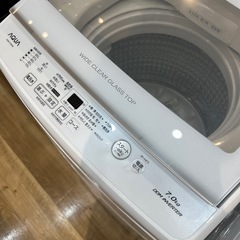 【トレファク神戸南店】AQUAの全自動洗濯機です【取りに来られる方限定】の画像