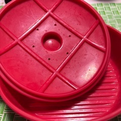 中古電子レンジ　ル・クルーゼ　赤　  LE CREUSET 調理器具の画像