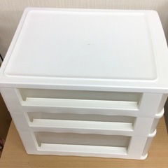 卓上　三段収納ケースの画像