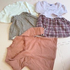 ベビー服　90 　女の子　まとめ売り　12枚　長袖トップスの画像