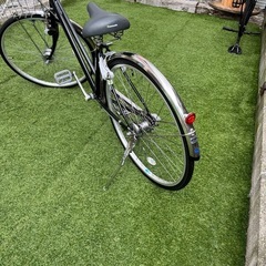 パナソニック27㌅変速付シティーサイクル黒の画像