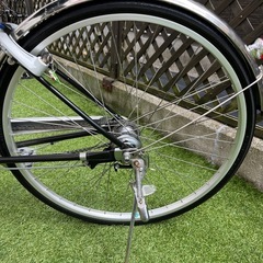 パナソニック27㌅変速付シティーサイクル黒の画像